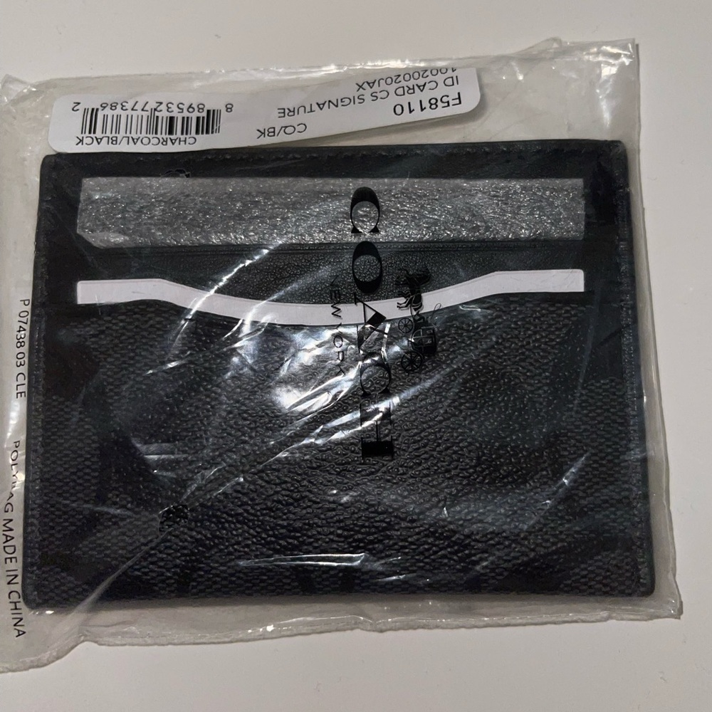 Coach ID card CS Signature wallet